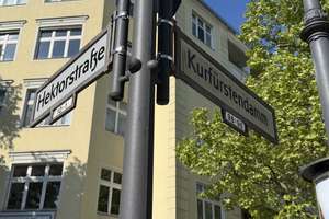 Jugendstiletage in Ku'dam- Seitenstraße