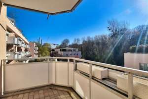Wohnen am Flaucher – lichtdurchflutetes 1-Zimmer-Apartment mit Südost-Balkon