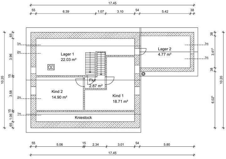 Grundriss Dachgeschoss