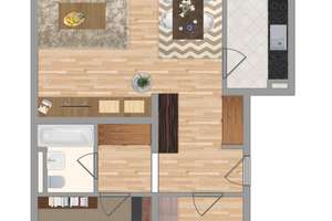 In top-gepflegter Wohnanlage! Ideal geschnittene 3-Zimmer-WHG mit großem Westbalkon – 81737 Neuperlach, München – Vorschaubild 12