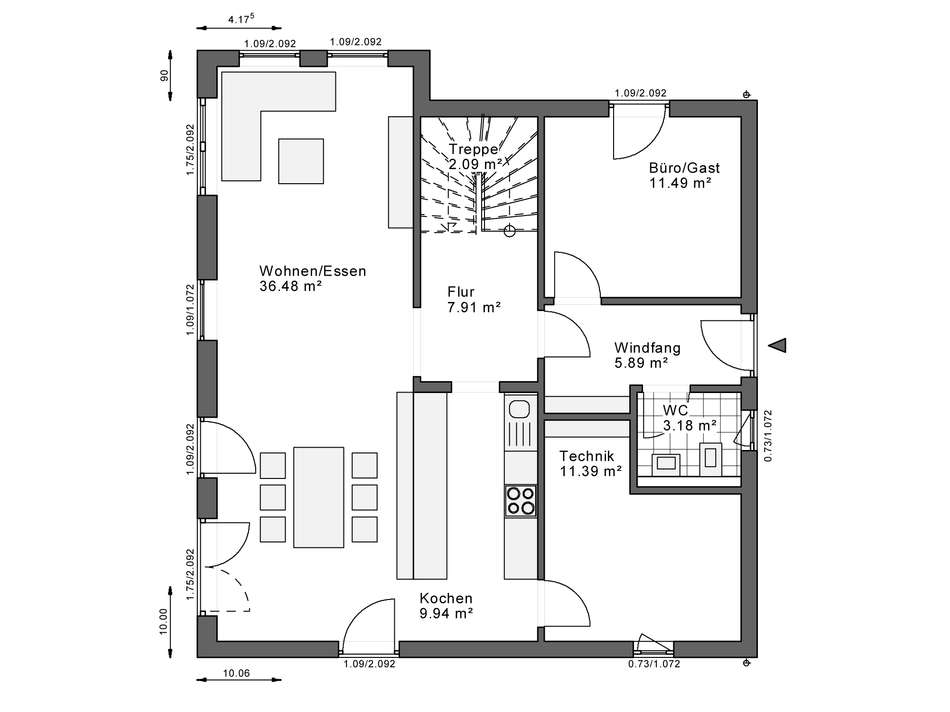 Grundriss EG