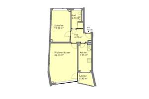ERSTBEZUG nach Sanierung! - Helle 2-Zimmer-Wohnung mit Balkon – Söderblomstr. 3, 90439 Sündersbühl, Nürnberg – Vorschaubild 7