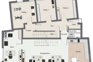 Großzügiges Wohnhaus mit Einliegerwohnung/Büro im Grünen in Hamburg-Rahlstedt – Die vollständige Adresse der Immobilie erhältst du vom Anbieter., 22147 Rahlstedt, Hamburg – Vorschaubild 55