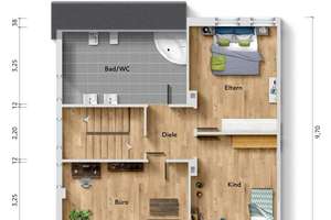 Zweifamilienhaus mit Garten, Doppelgarage und Fernblick in Wetter (Ruhr) - Grenze Witten-Bommern – Die vollständige Adresse der Immobilie erhältst du vom Anbieter., 58300 Wetter (Ruhr) – Vorschaubild 37
