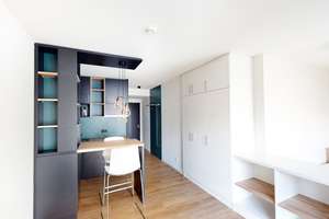 Modern eingerichtete 1-Zimmer-Wohnung – Lyoner Straße 50, 60528 Niederrad, Frankfurt am Main – Vorschaubild 1