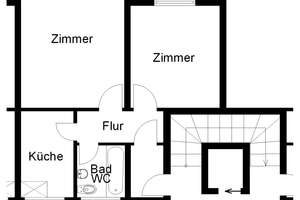 Noch in Renovierung: 3-Zimmer-Wohnung mit Balkon in zentraler Lage