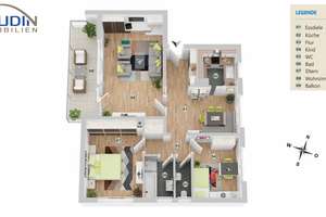 Großzügige 3,5-Zimmerwohnung mit eigenem Garten. – Die vollständige Adresse der Immobilie erhältst du vom Anbieter., 79346 Endingen am Kaiserstuhl – Vorschaubild 18