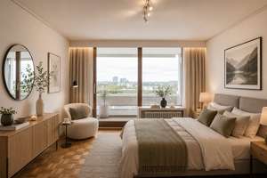 Skyline-Blick inklusive – tolle 4-Zi.-Whg. in bester Lage mit TG-Stellplatz, EBK und zwei Balkonen – Elektrastr. 5, 81925 Parkstadt, München – Vorschaubild 5