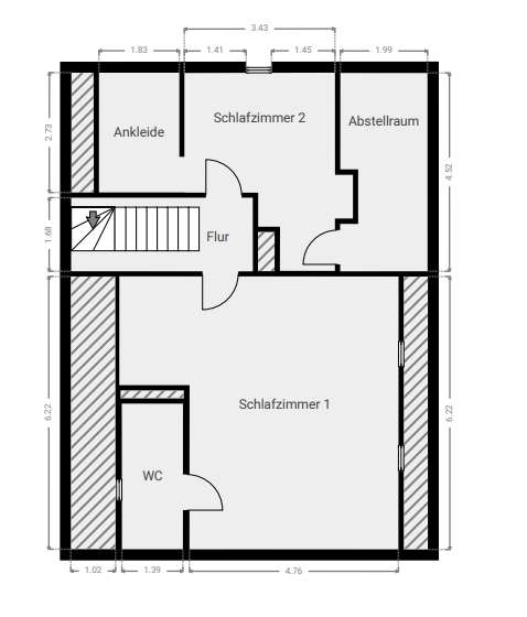 Grundriss Dachgeschoss