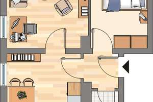 2-Zimmer-Wohnung in Dortmund Eving – Osterfeldstraße 127, 44339 Eving (Ortsteil), Dortmund – Vorschaubild 2