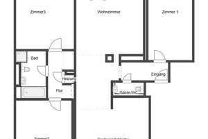 Ihr neues Zuhause in Karlsruhe-Oberreut - 4 Zimmer, 2 Balkone, TG-Stellplatz  – Die vollständige Adresse der Immobilie erhältst du vom Anbieter., 76189 Oberreut, Karlsruhe – Vorschaubild 18