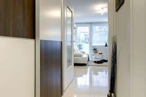 Moderne möblierte 1-Zimmer Wohnung mit Balkon in Milbertshofen – Schleißheimer Straße 257, 80809 Am Riesenfeld, München – Vorschaubild 9