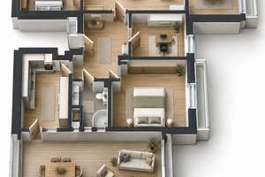 Großzügige 4-Zimmer-Wohnung mit Wintergarten, Balkon und Einbauküche – 37073 Oststadt, Göttingen – Vorschaubild 10