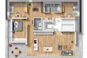 Exklusives Dachgeschoss-Penthouse mit sonniger, beeindruckender Dachterrasse – Graudenzer Straße ., 81927 Englschalking, München – Vorschaubild 7