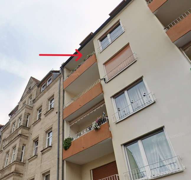 3-Zimmer-Wohnung mit Balkon, Kaminanschluss, Laubengang & Garage + Stellplatz – sofort bezugsfrei, Nürnberg – Bild 1