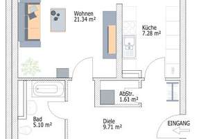 Wohnkomfort am Trimmelter Hof – 3-Zimmer-Eigentumswohnung mit Loggia – Die vollständige Adresse der Immobilie erhältst du vom Anbieter., 54296 Tarforst, Trier – Vorschaubild 9