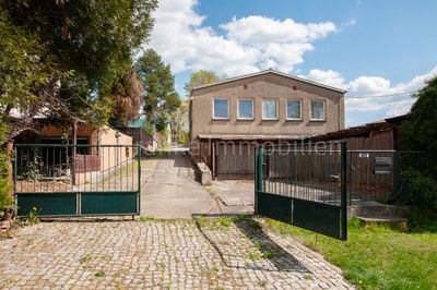 Weixdorf - Einfamilienhaus mit Gewerbeeinheit und Lagerhalle