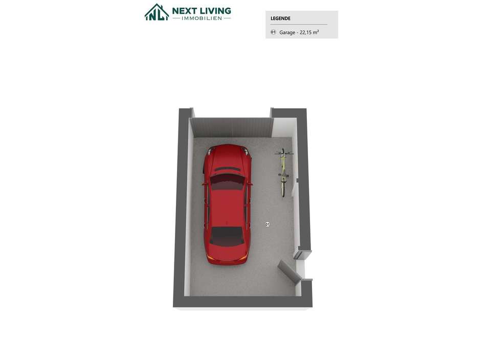 Grundriss kleine Garage