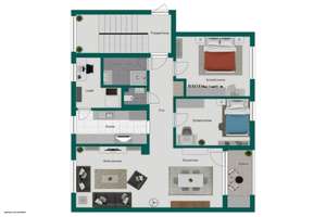 Hochwertig sanierte 3,5-Zimmer-Wohnung in ruhiger Lage von Bonn-Heiderhof mit Stellplatz – 53177 Heiderhof, Bonn – Vorschaubild 11