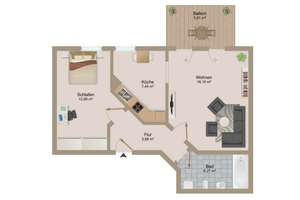 Attraktive 2-Zimmer-Kapitalanlage mit Balkon & Aufzug in Striesen – Die vollständige Adresse der Immobilie erhältst du vom Anbieter., 1309 Striesen-West, Dresden – Vorschaubild 11