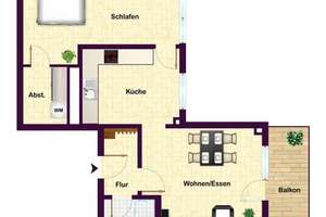 Erster Monat mietfrei! 2 Zimmer mit Balkon! Aufzug! – Die vollständige Adresse der Immobilie erhältst du vom Anbieter., 9116 Altendorf, Chemnitz – Vorschaubild 8