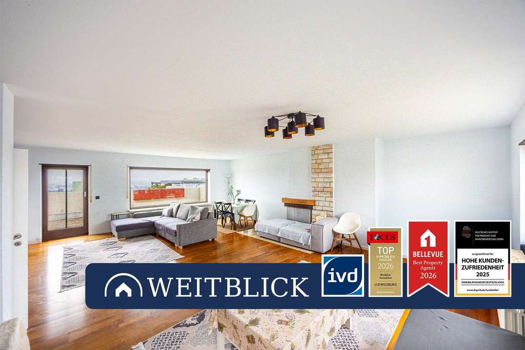 Immobilie in Bietigheim-Bissingen - WEITBLICK: Dachterrassen-Traum! - Bild 0