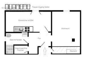 Obermenzing - Daudetstraße:  2-Raum-Büro/Praxis /Studio, Souterrain, EBK, Bad +WC + ab  1.05.26 – Daudetstr. 33, 81245 Obermenzing, München – Vorschaubild 15