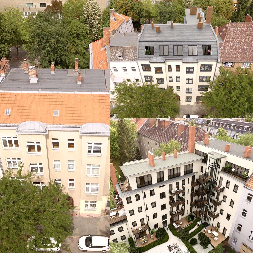 +++ Mit Baugenehmigung für 2 WE: DG - Rohling mit Entwicklungspotential in Steglitzer Altbau +++, Berlin – Bild 1