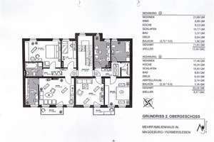 2 RW mit Balkon/WE06 in Top saniertem Altbau mit 1A Infrastruktur – Faberstr. 12, 39122 Fermersleben, Magdeburg – Vorschaubild 17