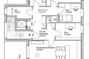 Exklusive Penthouseoase nach KFW 40 Standard in begehrter Lage von Voxtrup! – Die vollständige Adresse der Immobilie erhältst du vom Anbieter., 49086 Voxtrup, Osnabrück – Vorschaubild 7