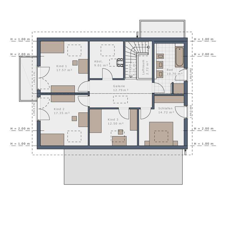 Grundriss Obergeschoss