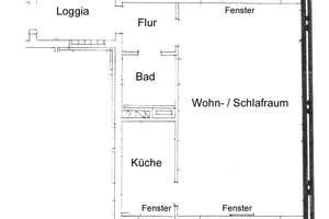 1-Zimmer Wohnung im 1. OG mit Aufzug in Düsseldorf-Oberbilk – Kirchstraße 2A, 40227 Oberbilk, Düsseldorf – Vorschaubild 1
