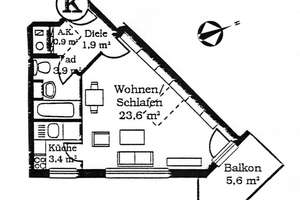 Charmante 1-Zimmer-Wohnung im zweiten Obergeschoss in Dresden Friedrichstadt – Hohenthalplatz 2, 1067 Friedrichstadt, Dresden – Vorschaubild 17