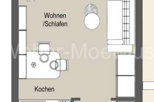 Single-Apartment mit Terrasse + TG-Stellplatz (aktuell vermietet) – 53119 Tannenbusch, Bonn – Vorschaubild 3