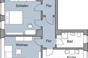 Sanierte 2 Zimmer Wohnung - Zentrumsnah – Hedwigstr. 6, 4315 Neustadt-Neuschönefeld, Leipzig – Vorschaubild 7