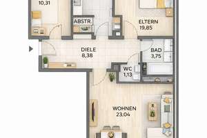 Erstbezug nach umfassender Modernisierung! Zentrale 3-Zimmer Wohnung im Herzen von Paderborn – Hochstiftstraße 3, 33100 Kernstadt, Paderborn – Vorschaubild 16