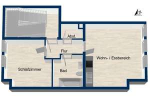 2-Zimmer-Wohnung in schöner Wohnanlage in Fürth – Die vollständige Adresse der Immobilie erhältst du vom Anbieter., 90766 Schwand, Eigenes Heim, Fürth – Vorschaubild 4