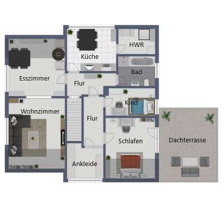 Dachgeschosswohnung