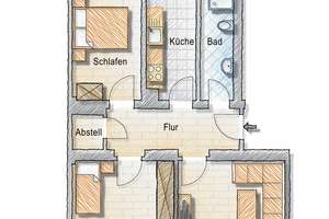 Bestlage: Schöne 3-Zimmer-Altbauwohnung mit 2 Balkonen! – Die vollständige Adresse der Immobilie erhältst du vom Anbieter., 1159 Löbtau-Süd, Dresden – Vorschaubild 18