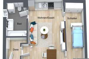 Leerstehende 2-Zimmer-EG-Wohnung in Bestlage am Peterplatz mit Erbpacht – 97070 Altstadt, Würzburg – Vorschaubild 10