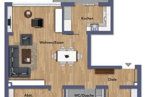 Moderne 3-Zimmer-Komfortwohnung mit EBK, Aufzug & Südloggia am idyllischen Clemensplatz in Fischeln – Die vollständige Adresse der Immobilie erhältst du vom Anbieter., 47807 Fischeln, Krefeld – Vorschaubild 20