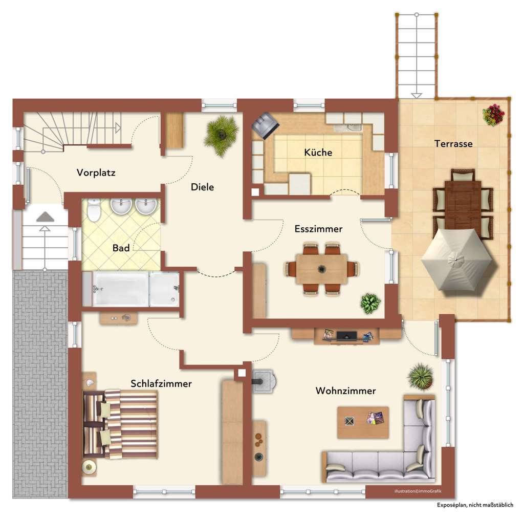Immobilie in Pommersfelden - Solides EFH mit Doppelgarage in Pommersfelden-Sambach...Geräumiges Zuhause mit Herz - Bild 2
