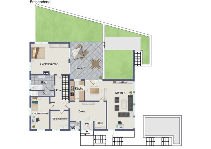 Grundriss Erdgeschoss