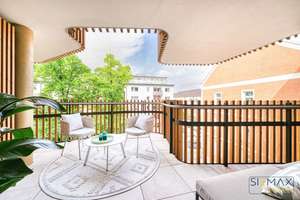 Wohnung Nr.53: Helle 1-Zimmer-Wohnung mit großzügigem, überdachten Balkon – zusätzlicher Wohnkomfort – Wagenbauerstraße 6, 81677 Parkstadt, München – Vorschaubild 2