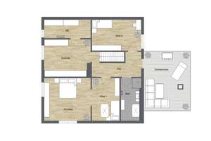 Löhne-Mennighüffen: Großzügige und sanierte DHH mit kleinem Garten, sonniger Dachterrasse und EBK – Die vollständige Adresse der Immobilie erhältst du vom Anbieter., 32584 Löhne – Vorschaubild 32