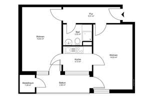 Provisionsfreie perfekt geeignete WG-Wohnung: 2 Zimmer, Balkon & Top-Lage nahe Universität – Die vollständige Adresse der Immobilie erhältst du vom Anbieter., 26129 Wechloy, Oldenburg (Oldenburg) – Vorschaubild 14