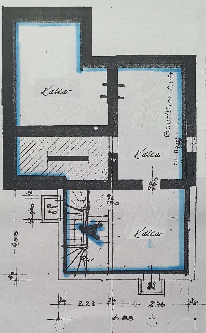 Grundriss Keller