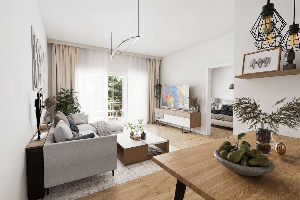 Immobilie in Oberding - 4-Zimmer-Wohnung mit Terrasse u. großem Garten / EH 40-QNG+ / AfA 5+5 % / barrierefrei - Bild 0