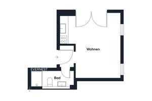 28 m²  -  1 Zimmer-Apartment in Top-Lage – Falgerstraße 25, 48147 Uppenberg, Münster – Vorschaubild 6