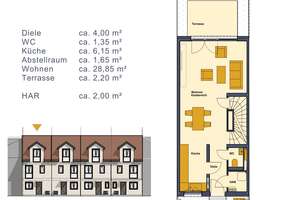 Ihr neues Zuhause wartet! Modernes Reihenhaus, schlüsselfertig! Baubeginn erfolgt! – 63075 Bürgel, Offenbach am Main – Vorschaubild 3
